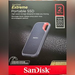 BRANDNEW with box still sealed. Sandisk portable SSD. 2TB